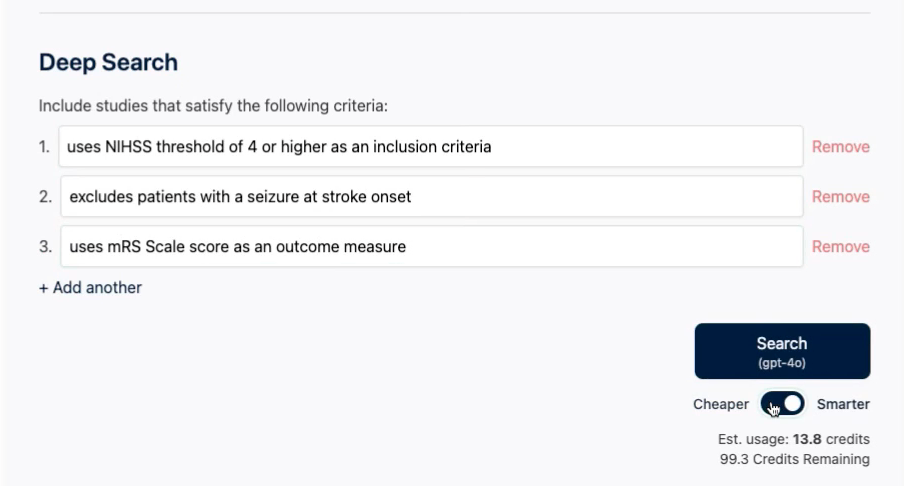 Search demo preview